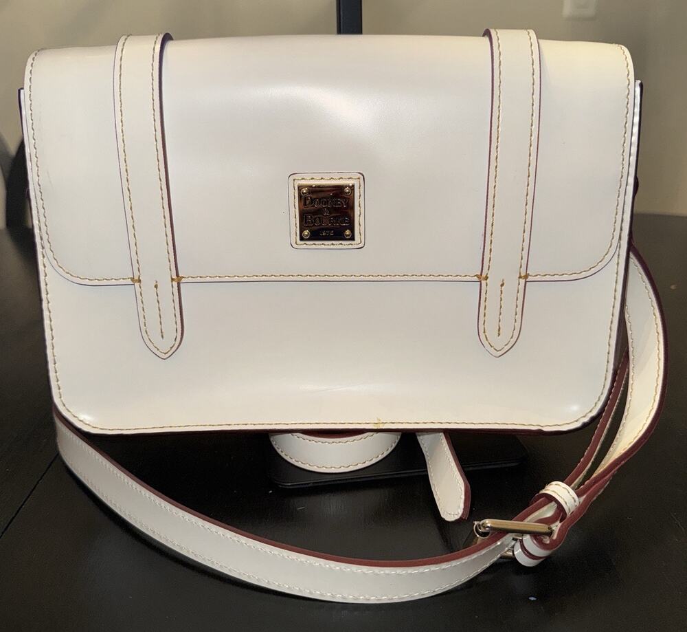 Dooney And Bourke Florentine Leather Messenger Handbag